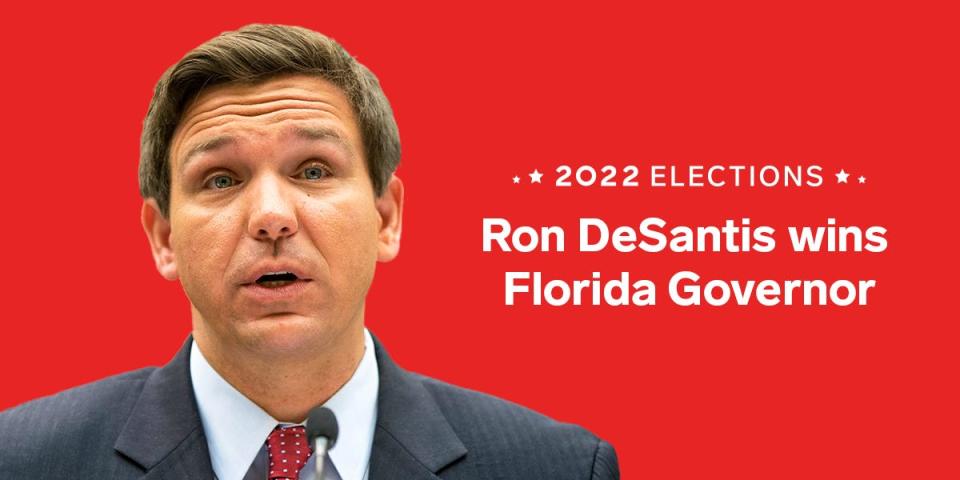 2022 Elections Ron DeSantis wins Florida Governor