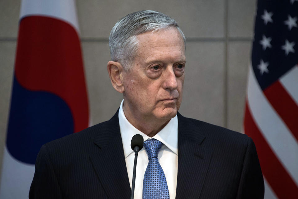 U.S. Defense Secretary James Mattis. (Photo: Ed Jones/Getty Images)