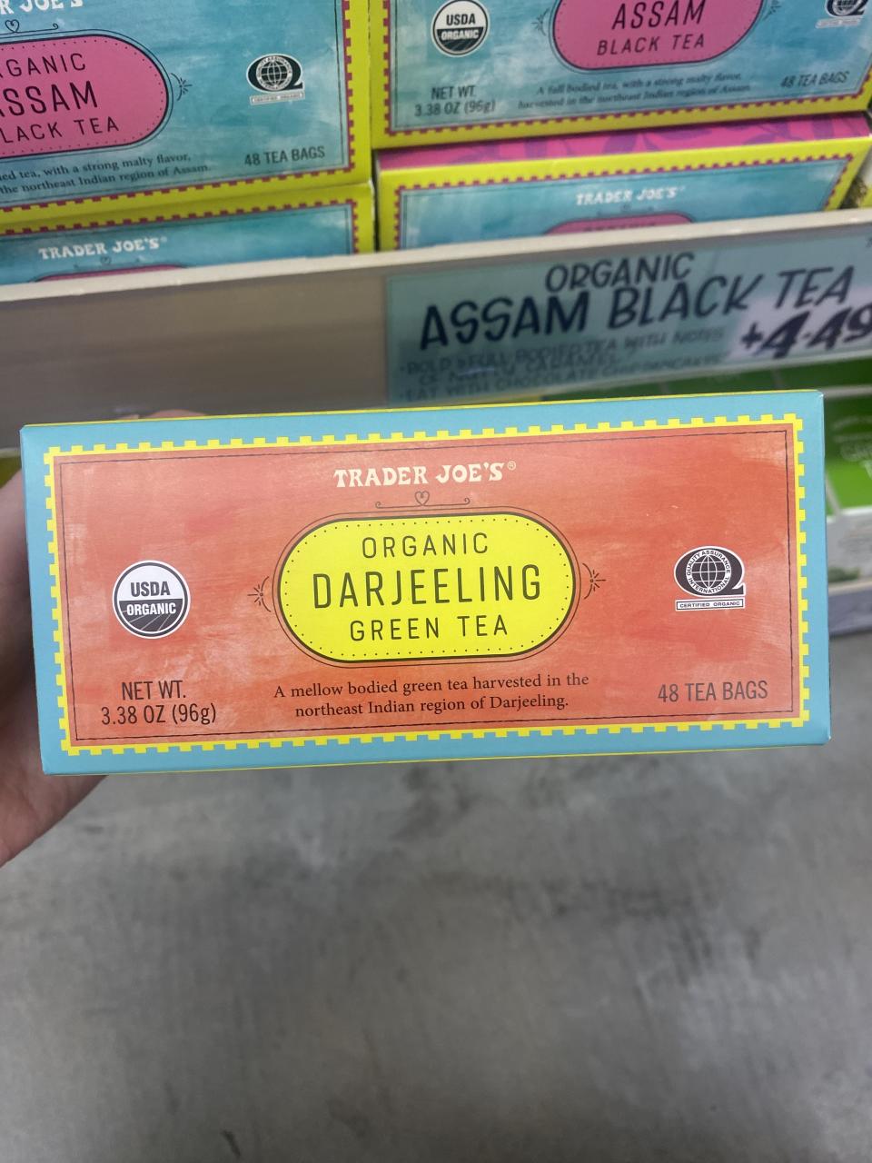 organic darjeeling green tea