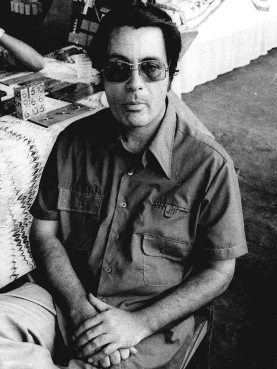 Cult leader Jim Jones in Jonestown in 1978, the year he would cause the deaths of nearly a thousand (AP)