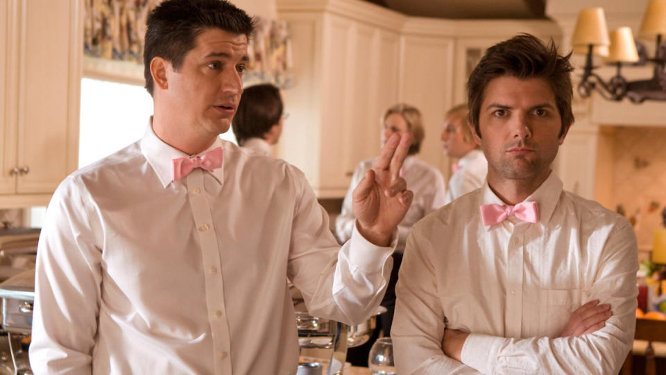 Ken Marino and Adam Scott in Party Down