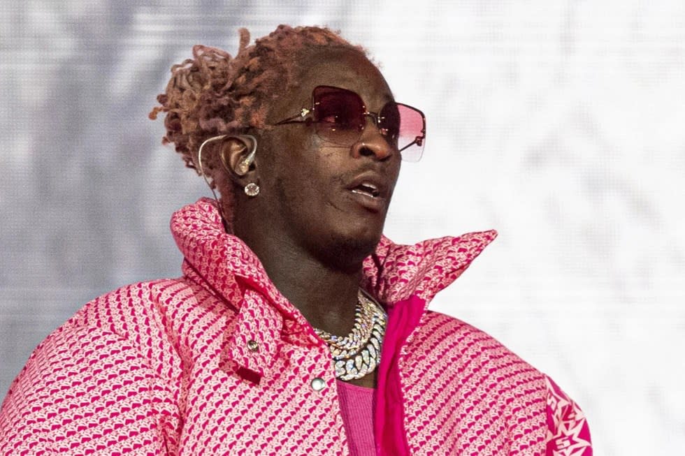 Young Thug performs at the Lollapalooza Music Festival in Chicago on Aug. 1, 2021. (Photo by Amy Harris/Invision/AP, File)