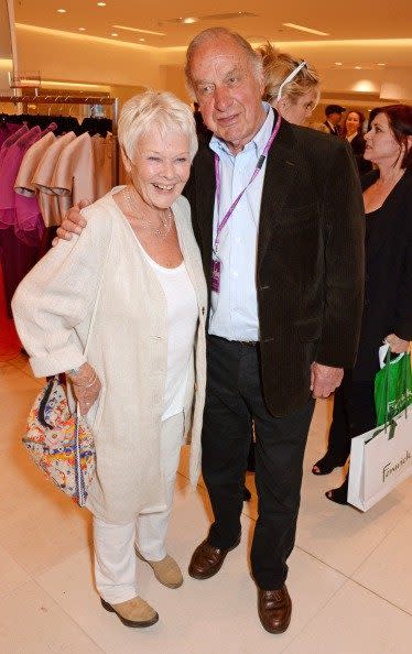 With Dame Judi Dench, who starred with him in As Time Goes By - David M Benett/Getty