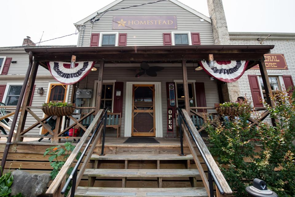 Homestead General Store is located on the Delaware Canal in Upper Black Eddy, where they offer a traditional breakfast and lunch menu, which includes sandwiches, hoagies, wraps, paninis and fresh baked goods.