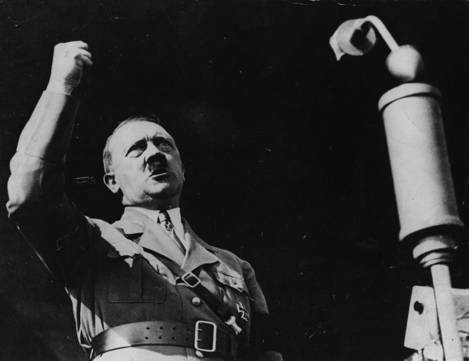Adolf Hitler may have been contemplating an extension of the “Final Solution”, the book indicates (Picture: Getty)