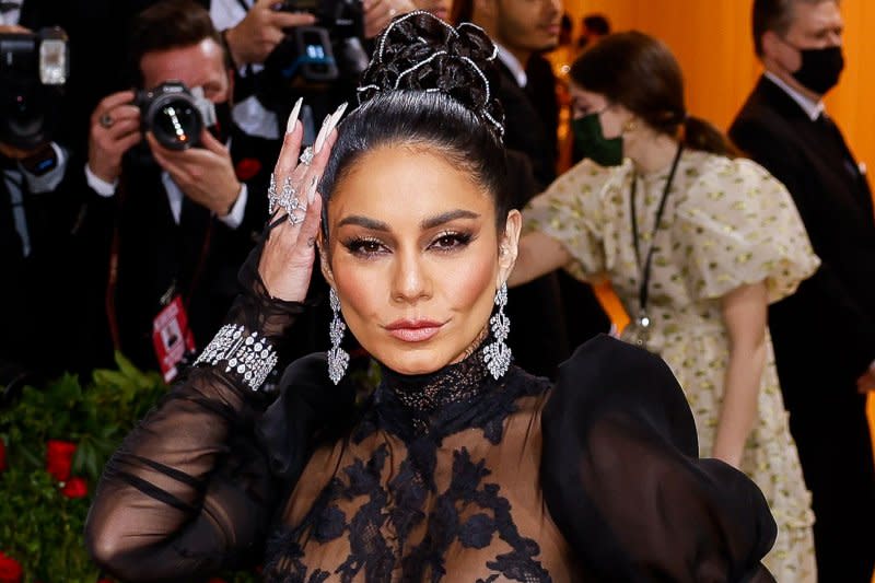 Vanessa Hudgens attends the Costume Institute Benefit at the Metropolitan Museum of Art in 2022. File Photo by John Angelillo/UPI