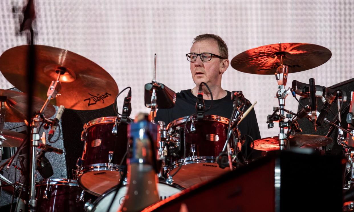 <span>Dave Rowntree performing with Blur in Denmark in 2023.</span><span>Photograph: Gonzales Photo/Alamy</span>