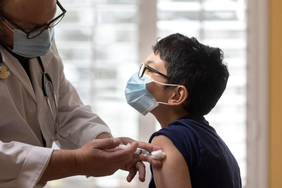 Figures from NHS England suggest 3.4 million children are unvaccinated (Getty Images)