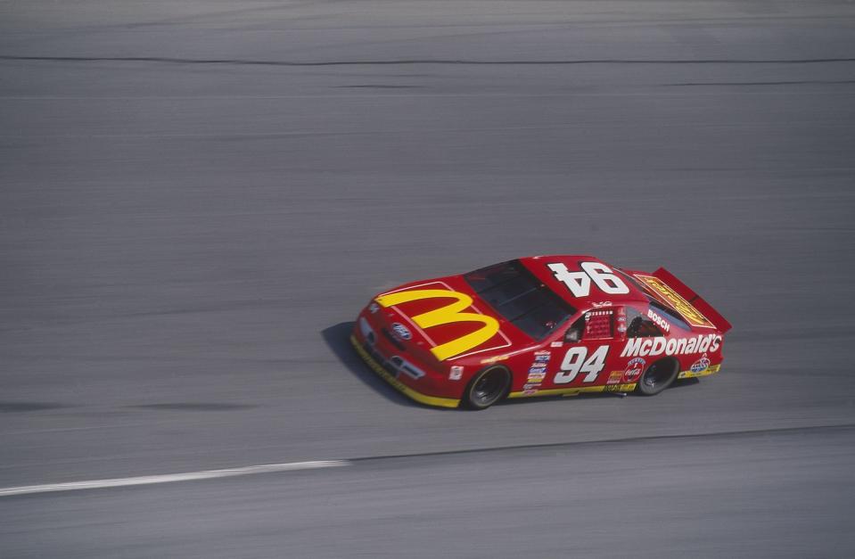 <p>In 1995, famed race car driver, Bill Elliott, announced he would be starting his own racing team, sponsored by (you guessed it) McDonald's. Despite the fact that he didn't win a single race during his time on the team, fans still voted him as NASCAR's Most Popular Driver. Dare we say it had something to do with the car?</p>