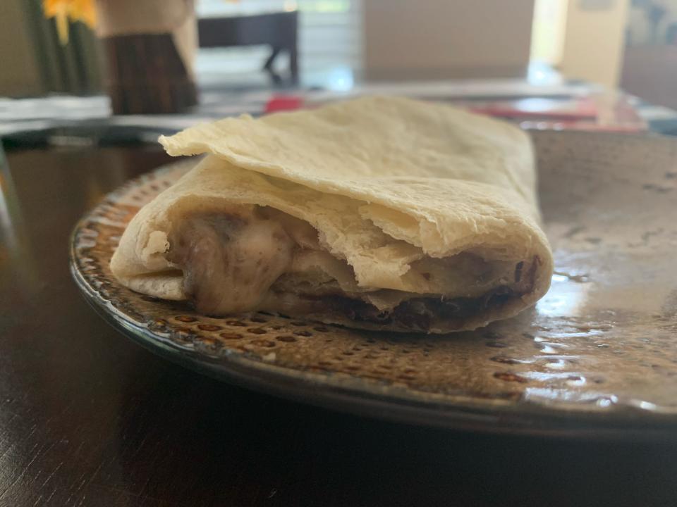 trader joe's black bean and cheese burrito