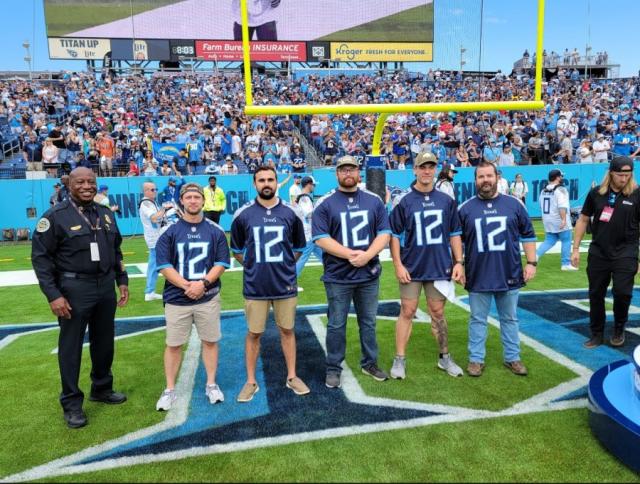 Titans Fans 'Titan Up' in Atlanta