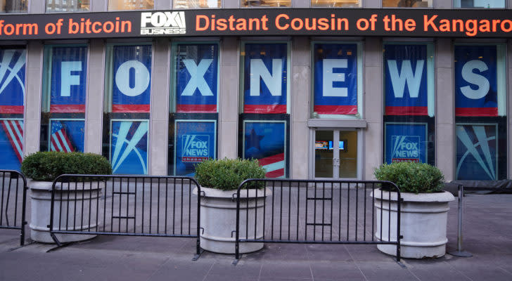 The Fox Corporation (FOXA) headquarters in New York City.
