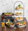 Enjoy a two-course brunch with Dad priced at just $42 which includes a beer, or make him feel even more special with a scrumptious high tea experience priced at $49 at Bacar Restaurant and Bar at Pullman Sydney Olympic Park. To book visit <a href="http://www.pullmansydneyolympicpark.com.au/" rel="nofollow noopener" target="_blank" data-ylk="slk:www.pullmansydneyolympicpark.com.au;elm:context_link;itc:0;sec:content-canvas" class="link ">www.pullmansydneyolympicpark.com.au</a>.