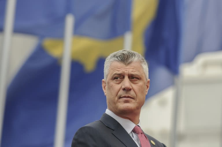 Kosovo President Hashim Thaci was the former political leader of the ethnic Albanian Kosovo Liberation Army