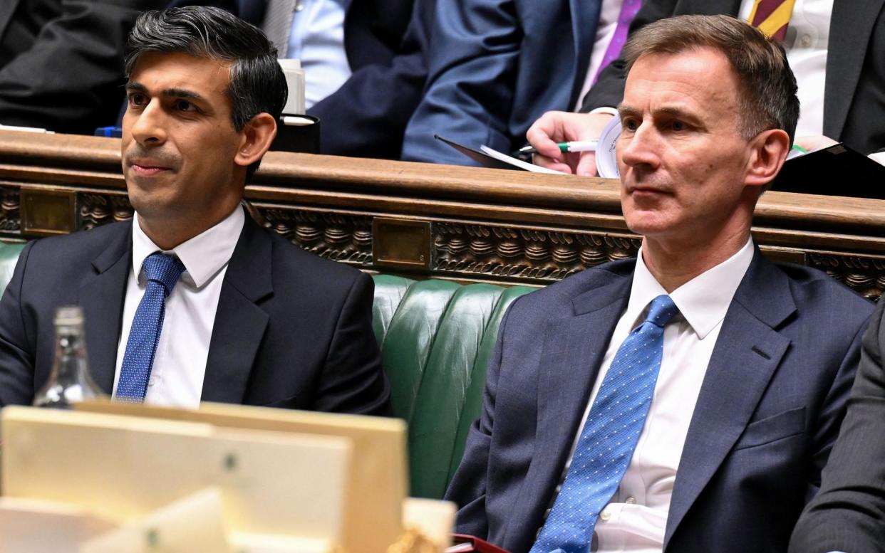 Rishi Sunak and Jeremy Hunt