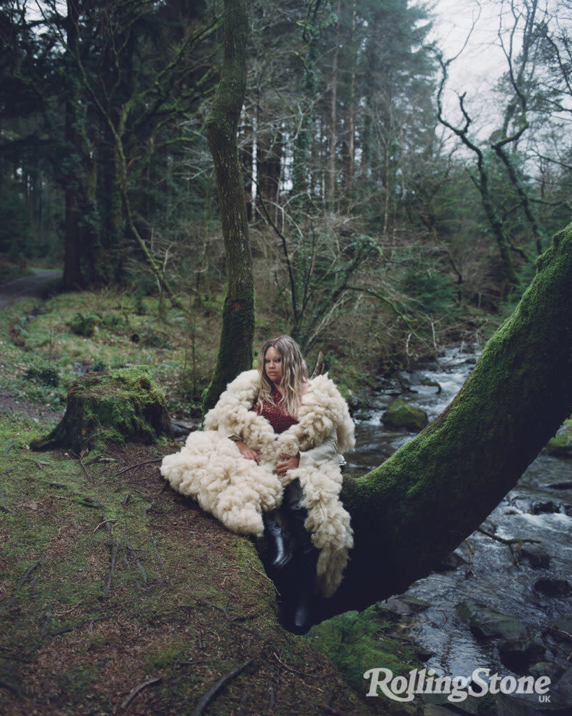 Shygirl photographed in the woods ahead of the release of debut album ‘Nymph’