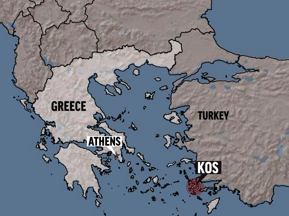 Powerful earthquake hits Greece and Turkey