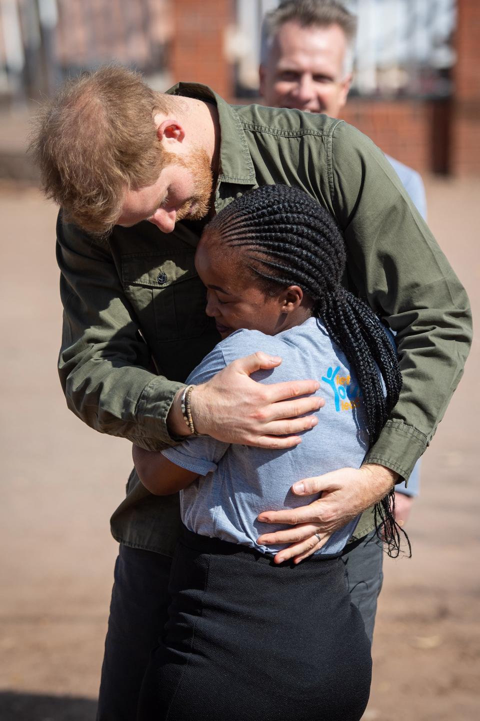 The Duke of Sussex's day also included a visit to Chobe National Park, where he dedicated an area of the forest to the Queen’s Commonwealth Canopy.