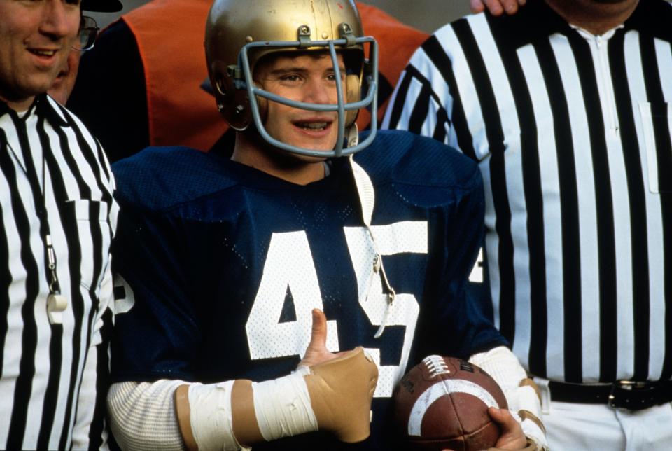 Sean Astin in "Rudy."