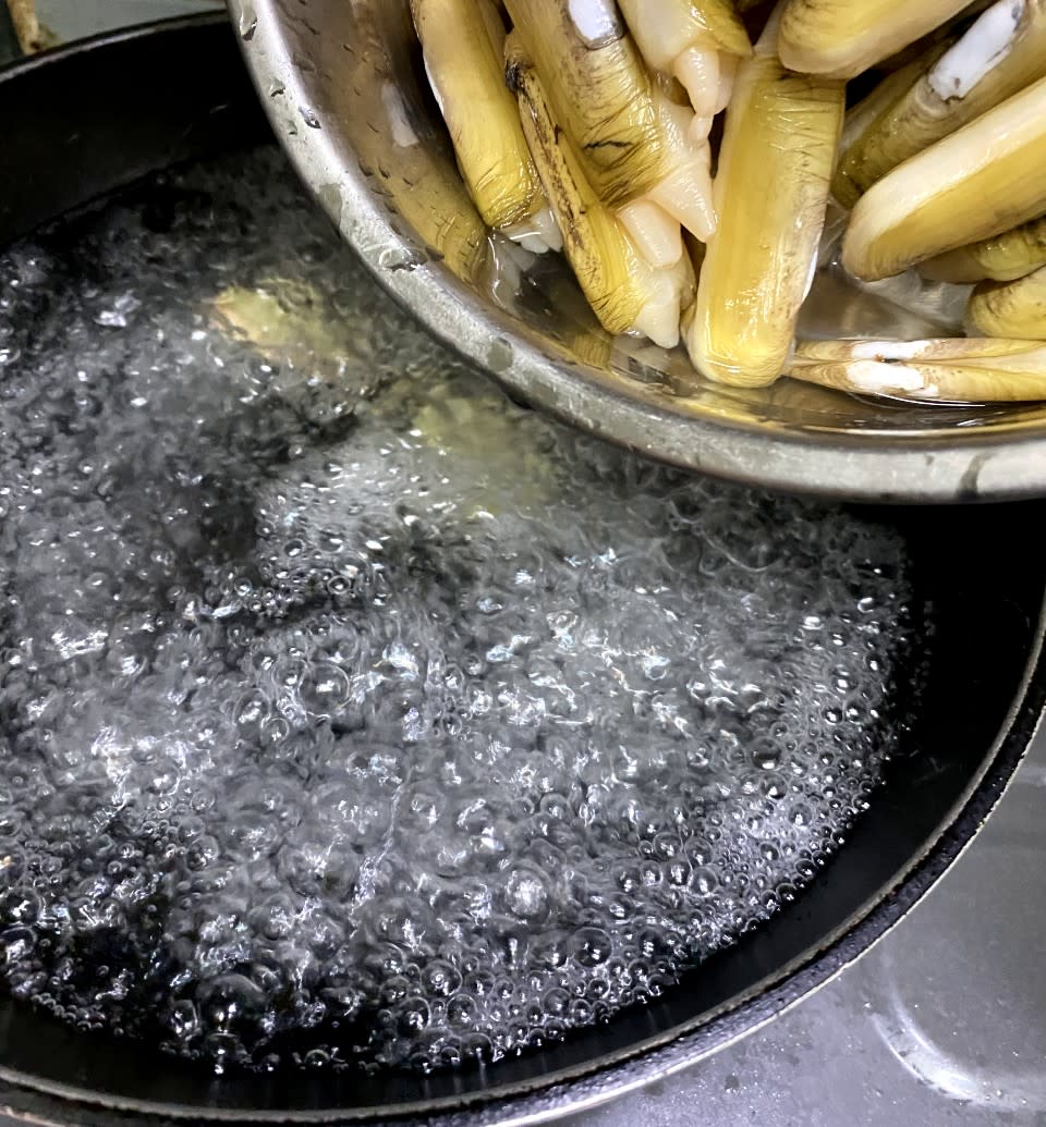 海鮮食譜│葱油小蟶子 蟶子要咁樣洗至乾淨
