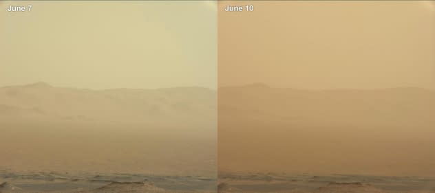 mars dust storm