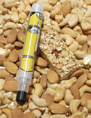<p>Getty Images</p> An EpiPen can save lives during an allergic reaction.
