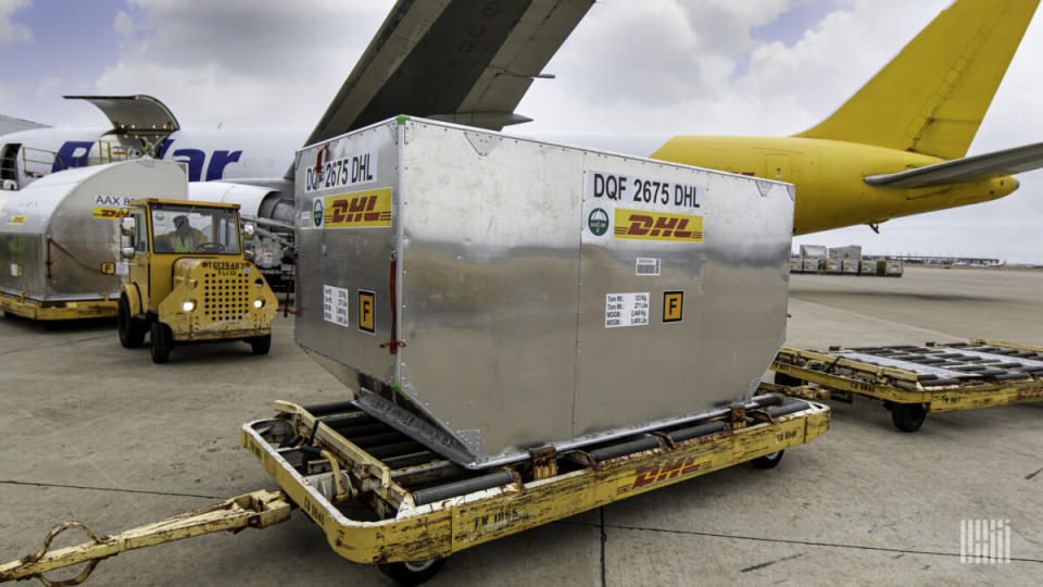 DHL Global Forwarding has facilities across Texas, including Dallas, Houston, Laredo, McAllen and El Paso. (Photo: Jim Allen/FreightWaves)