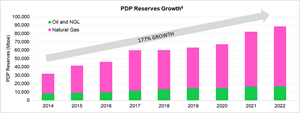 PDP Reserves Growth