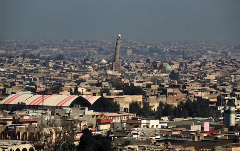 Thousands of Iraqi civilians remain trapped in Mosul's Old City, which is home to the Al-Nuri mosque and its leaning minaret