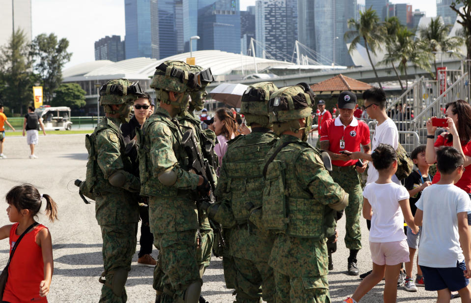 Singapore Armed Forces (SAF) National Servicemen, soldiers (Yahoo News Singapore file photo)