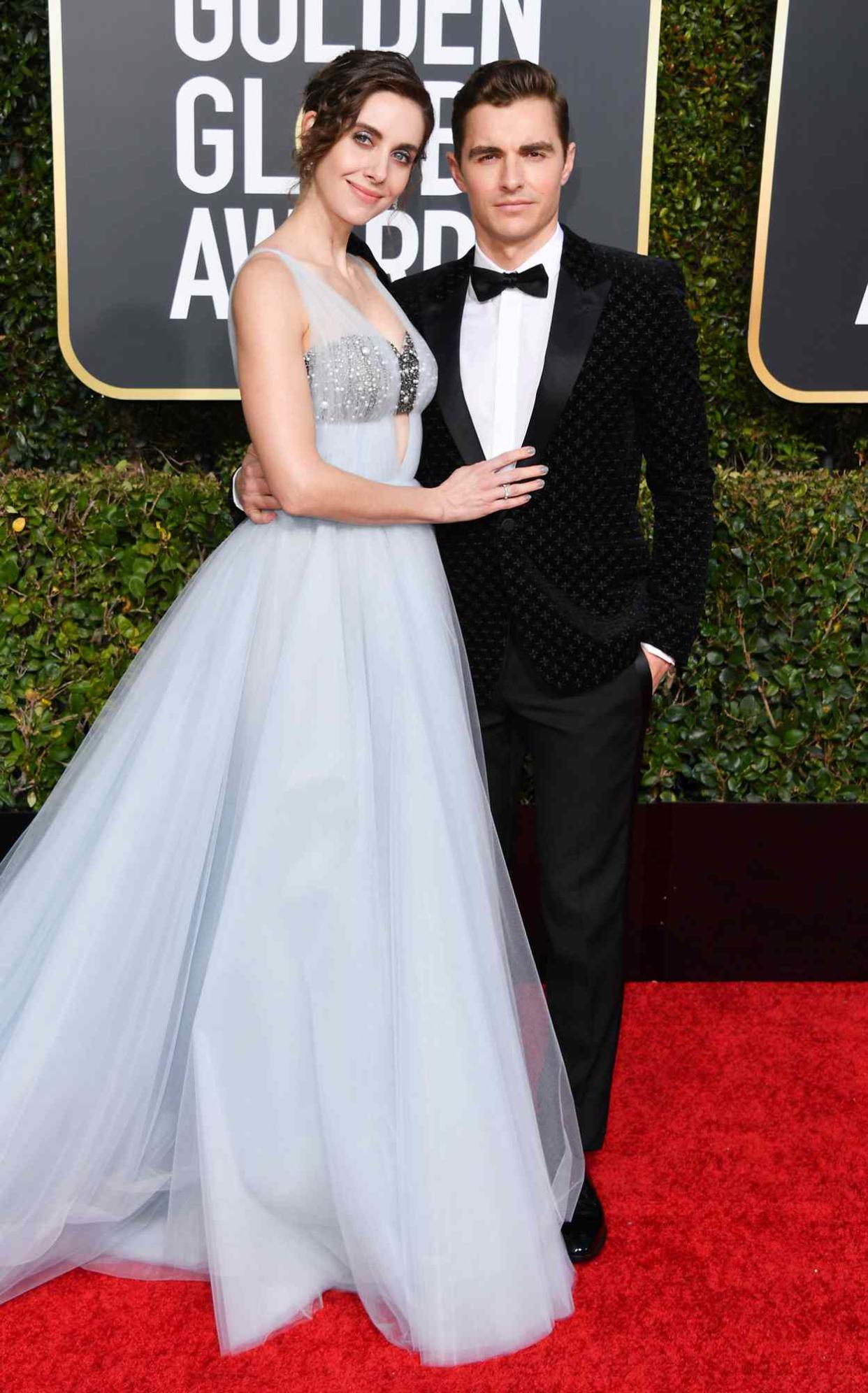 Alison Brie and Dave Franco attend the 76th Annual Golden Globe Awards held at The Beverly Hilton Hotel on January 06, 2019 in Beverly Hills, CaliforniaAlison Brie and Dave Franco attend the 76th Annual Golden Globe Awards held at The Beverly Hilton Hotel on January 06, 2019 in Beverly Hills, California