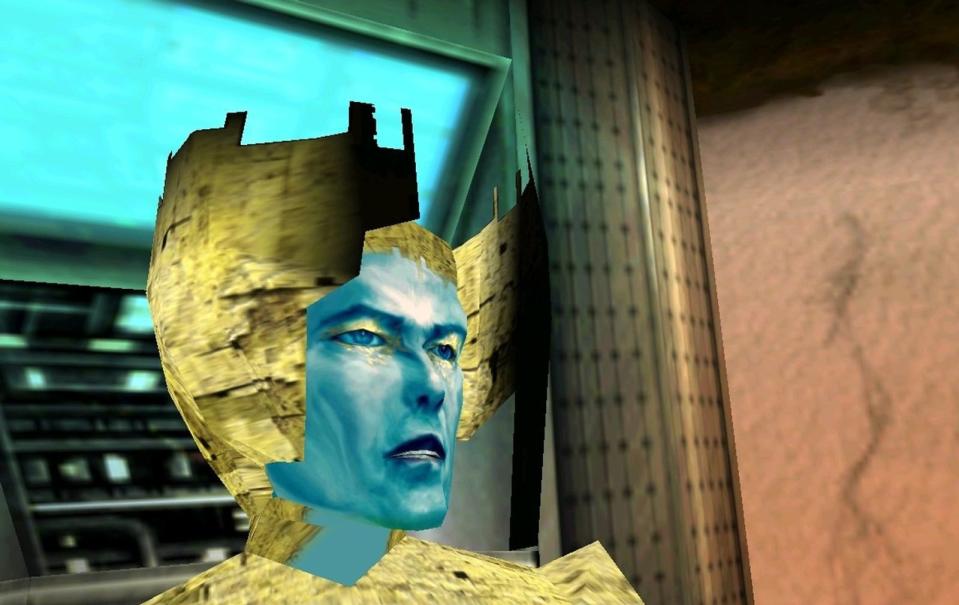 ... als virtuelle Figur. Bereits während der 90-er entwickelte Spielevisionär David Cage ("Beyond: Two Souls", "Heavy Rain") ein Faible für die Integration prominenter Gesichter in seine virtuellen Erzählwelten: In seinem Sci-Fi-Adventure "Omikron: The Nomad Soul" besetzte er David Bowie als Sänger einer schrägen, virtuellen Pop-Band - passend dazu ließ er ihn Songs für das Spiel schreiben. (Bild: Quantic Dream)