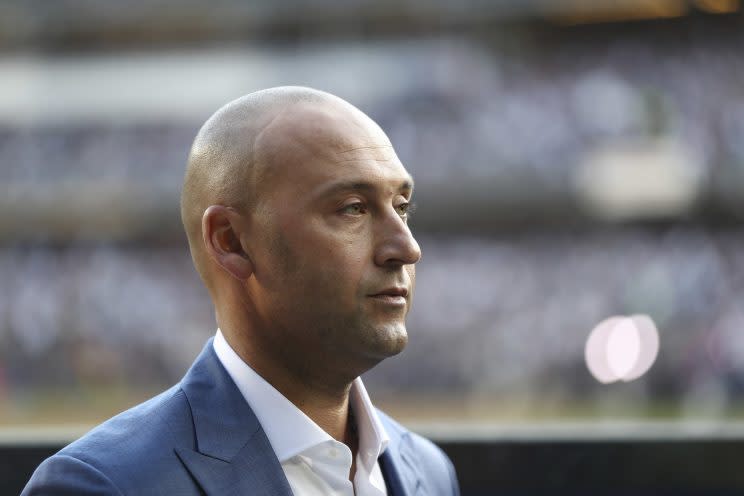 Derek Jeter still needs some more money if he wants the Marlins. (AP Photo)