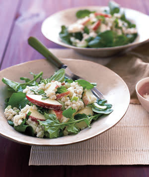 Creamy Barley Salad With Apples