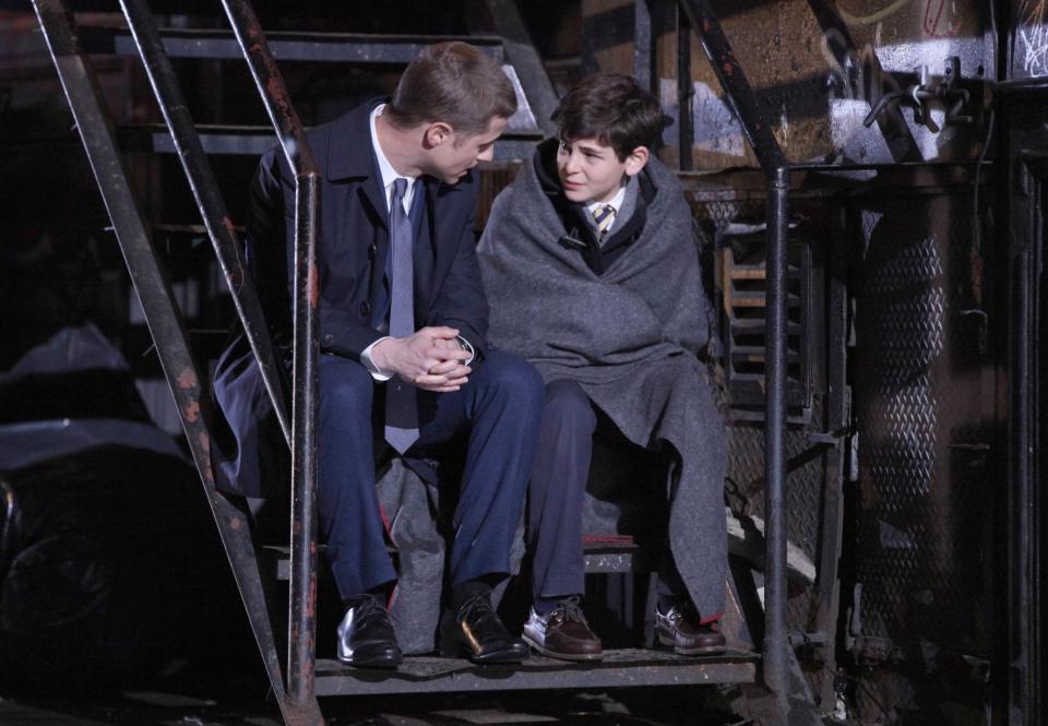 Ben McKenzie and David Mazouz in 'Gotham'