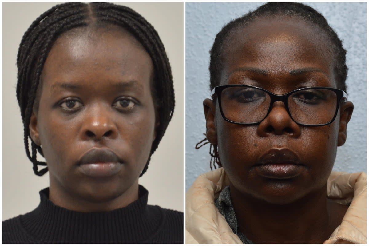 Vanessa Atim (left) and Stella Oyella (Metropolitan Police)