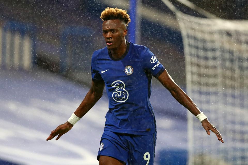 <p>Tammy Abraham scored twice against West Ham earlier this season</p> (POOL/AFP via Getty Images)