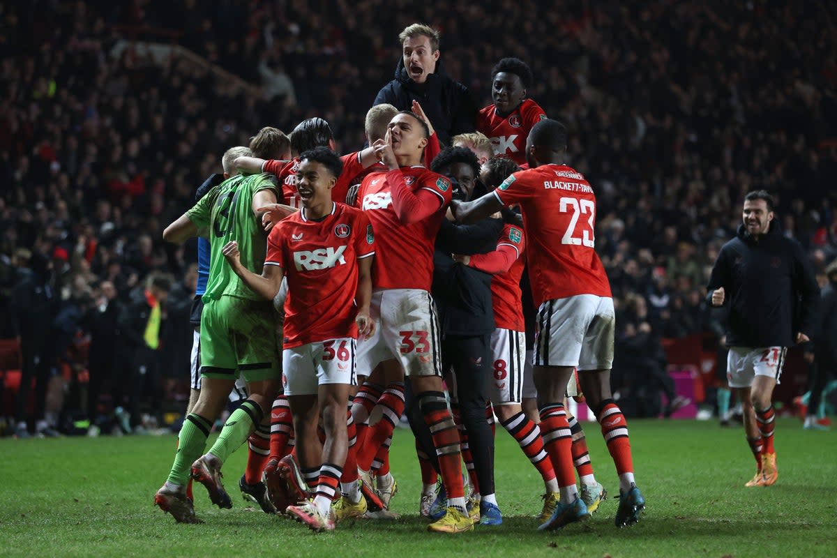 Charlton stunned Brighton (Steven Paston/PA) (PA Wire)