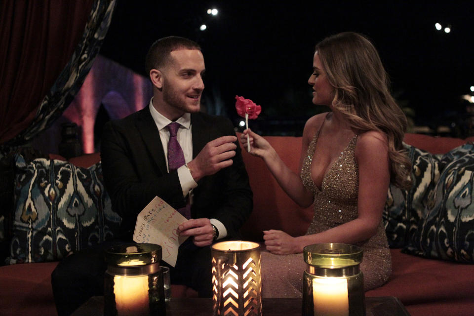 THE BACHELORETTE - "1201" - Successful and stunning real estate developer JoJo Fletcher, 25, gets a second chance at her happily-ever-after, choosing from twenty-six handsome bachelors. After being devastated last season by a shocking rejection from Bachelor Ben Higgins, who confessed his love to both her and Lauren Bushnell, the Texan beauty is ready to leave that heartbreak behind and write her very own love story as the Bachelorette. JoJo will embark on her own journey to find her soul mate when she stars in the 12th edition of ABC's hit romance reality series, "The Bachelorette," which will premiere at a special time MONDAY, MAY 23 (9:01-11:00 p.m. EDT), on the ABC Television Network. (ABC/Rick Rowell) VINCENT, JOJO FLETCHER
