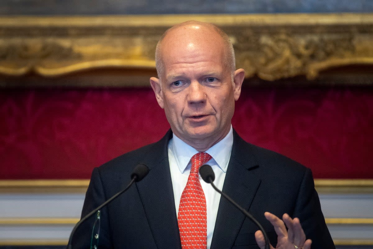 Lord Hague supporting reform of the Upper Chamber  (PA Archive)