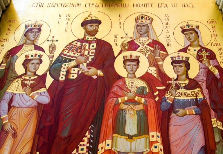 Tsar Nicholas II's family were all sainted in the year 2000