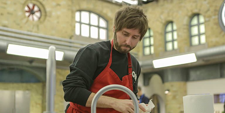 james buckley cooking on celebrity masterchef