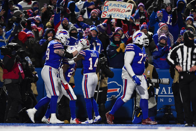 Buffalo Bills defeat hated rival New England Patriots 47-17 in chilly wild  card game in Orchard Park