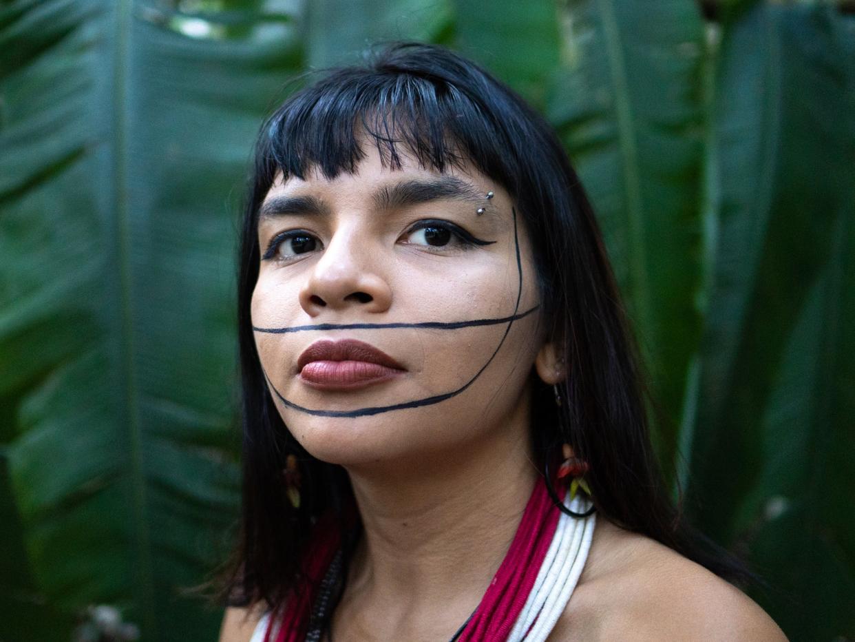 Txai Suruí, a young indigenous activist who lives in Rondonia in the Brazilian Amazon, is an inspirational environmentalist (Kanindé)