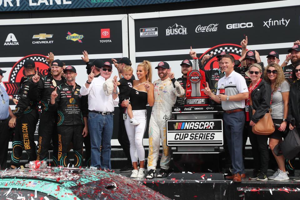 It was one big happy family for Richard Childress Racing in Daytona's Victory Lane after Sunday's race.