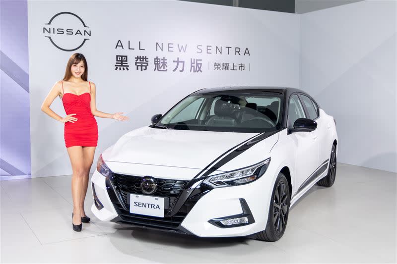 NISSAN宣布SENTRA黑帶魅力版再追加200台。（圖／NISSAN提供）