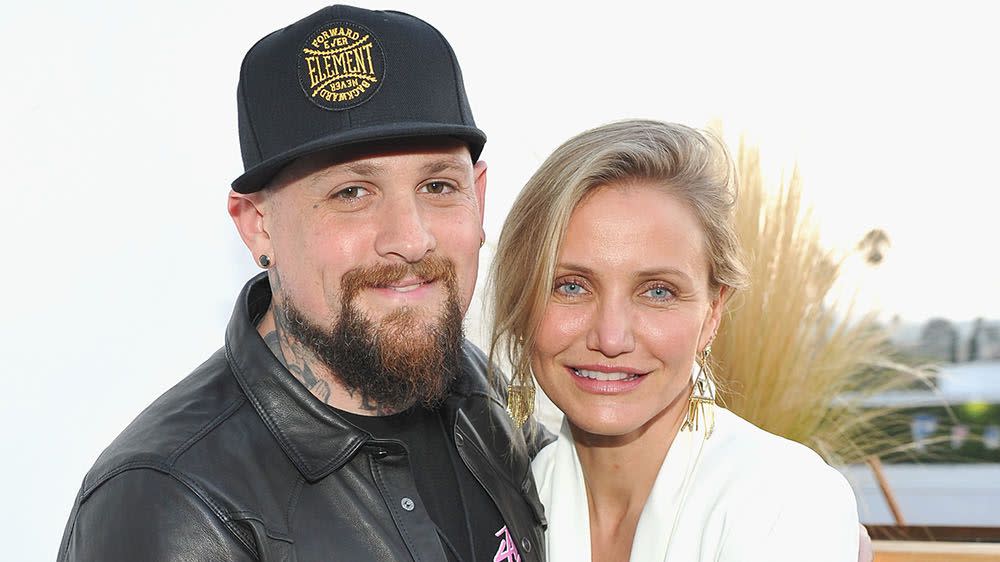 LOS ANGELES, CA - JUNE 02: Guitarist Benji Madden and actress Cameron Diaz attend House of Harlow 1960 x REVOLVE on June 2, 2016 in Los Angeles, California. (Photo by Donato Sardella/Getty Images for REVOLVE)