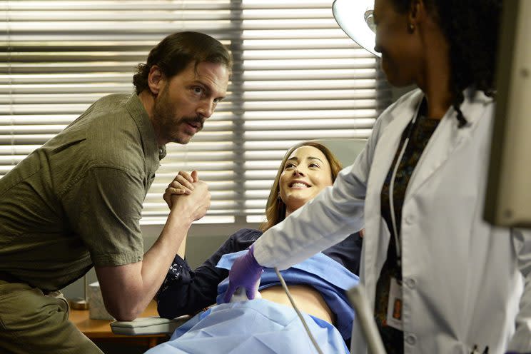 Silas Weir Mitchell as Monroe, Bree Turner as Rosalee Calvert<br>(Photo by: Allyson Riggs/NBC)