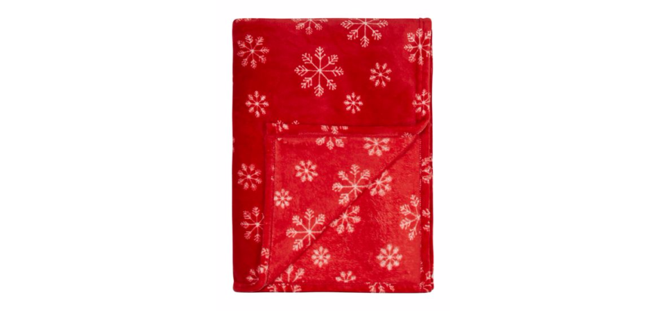 <p>You’ll want to wrap yourself in this super snuggly blanket forever. The festive pattern is the perfect partner for some Xmas telly. <a rel="nofollow noopener" href="http://tidd.ly/5b1d01ed" target="_blank" data-ylk="slk:Buy Here;elm:context_link;itc:0;sec:content-canvas" class="link ">Buy Here</a> </p>