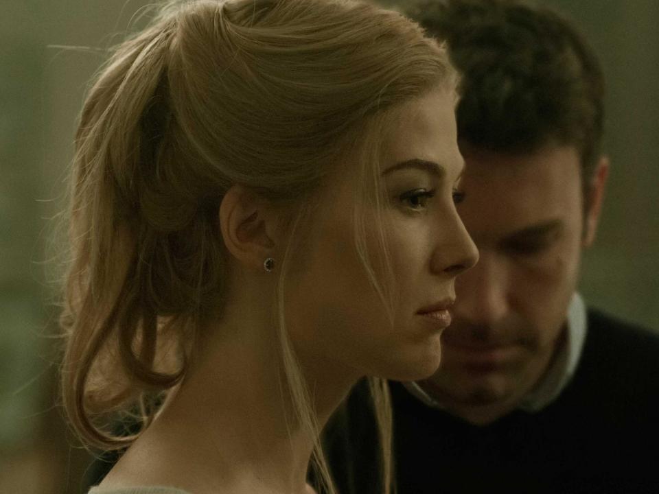 Bewitching: alongside Ben Affleck in ‘Gone Girl’ (2014)Fox